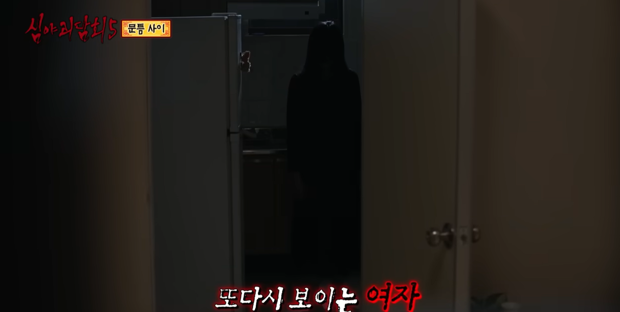 심야괴담회 문틈 사이, 월세 받으러 간 대학생이 마주친 긴 생머리 귀신 이야기 6 4
